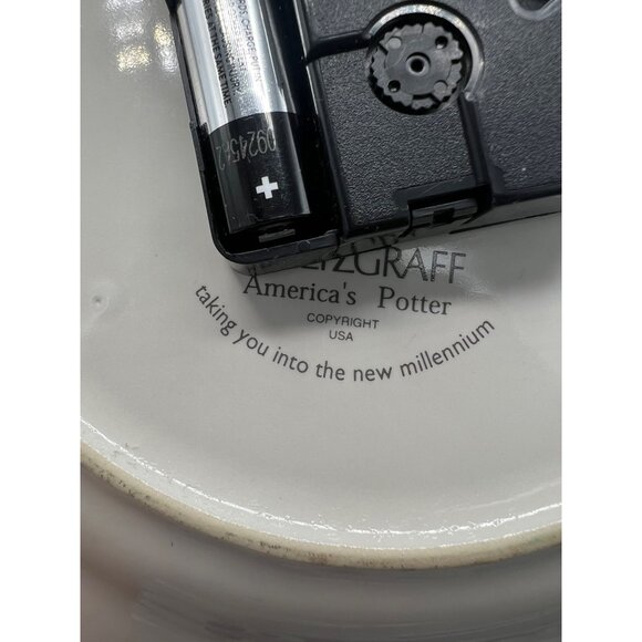 Pfaltzgraff Winterberry Plate Clock Calendar Year 2000 Millennium Super Rare HTF - Picture 10 of 11